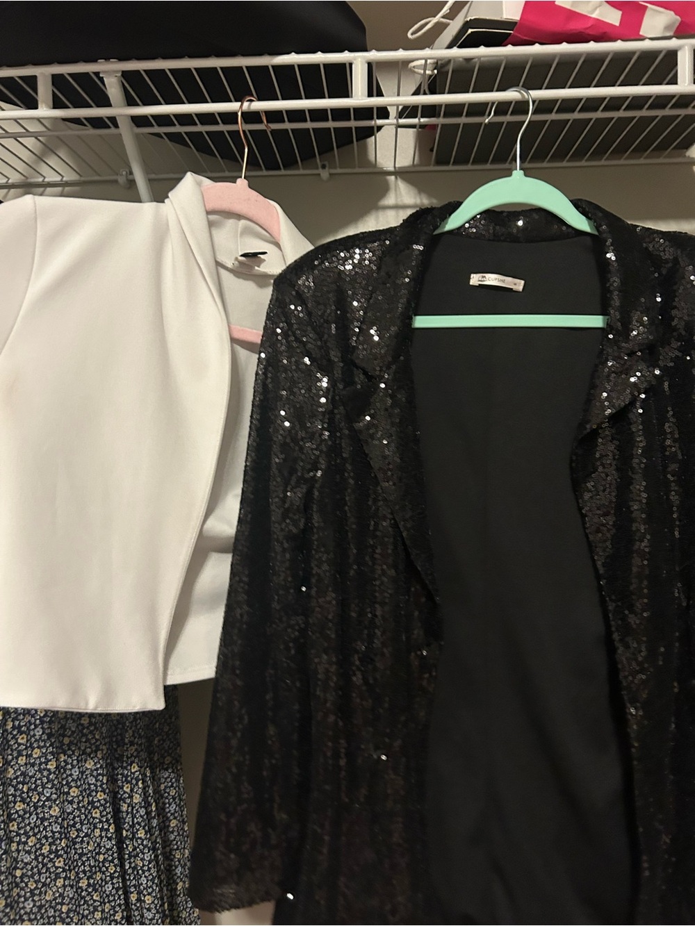 Over Throw Bundle- Two Sequin Blazer Jacket
